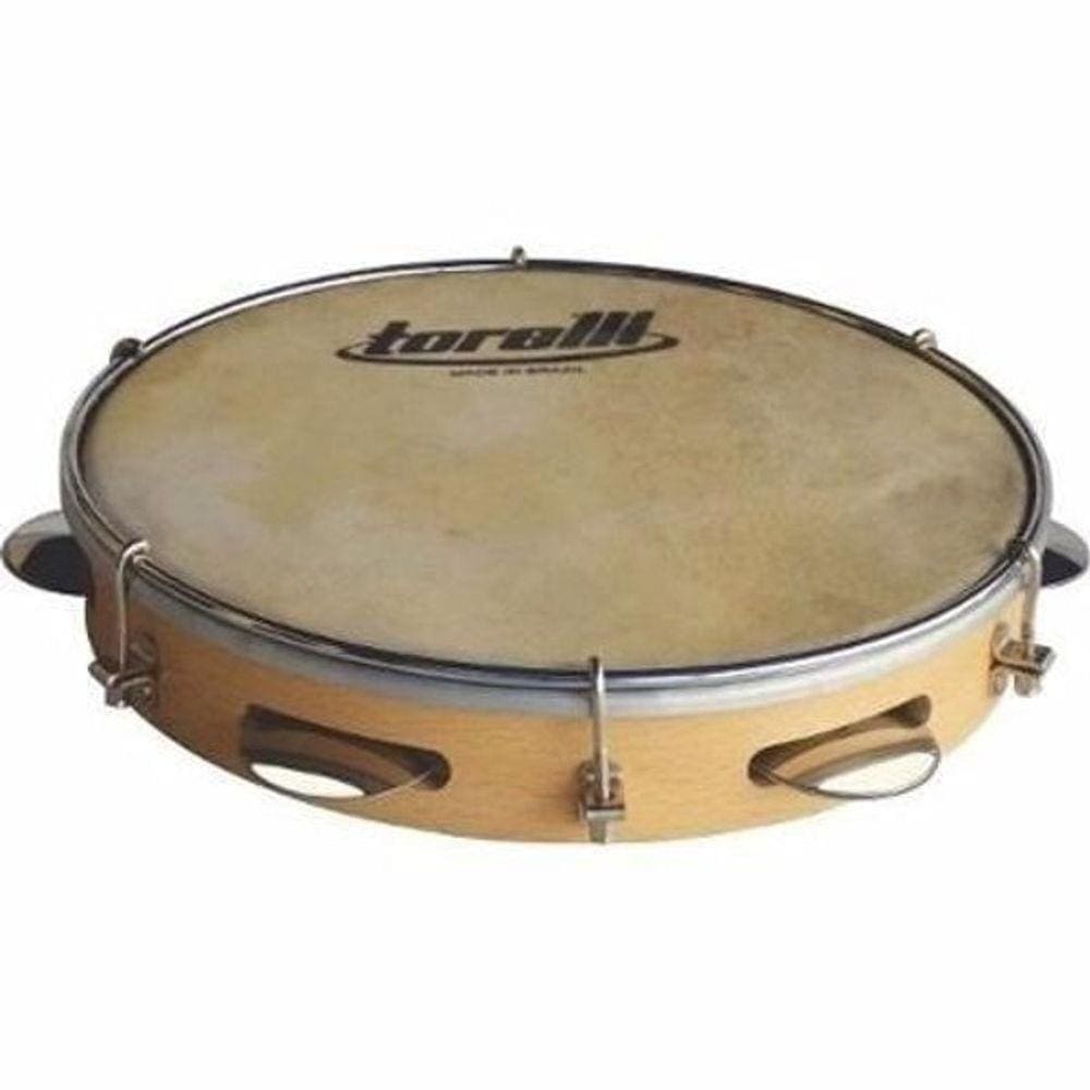Pandeiro Torelli Capoeira Pele Animal De 10`` Tp340