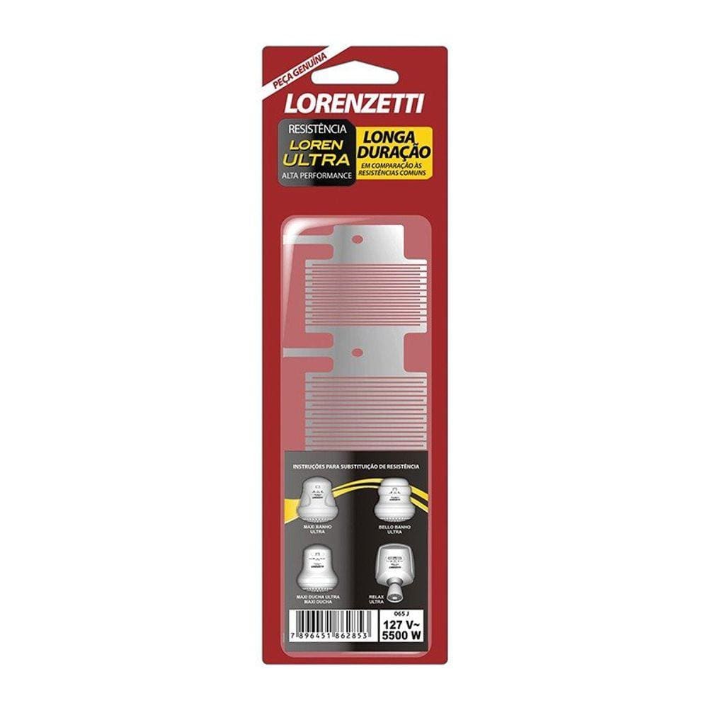 Resistência Lorenzetti 065 J 5500W 127V Loren Ultra
