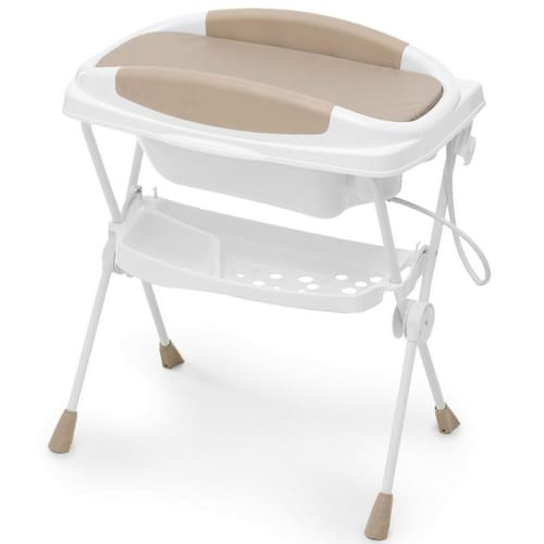 imagem-Banheira para Bebe Galzerano Premium Plastica Sand Bege