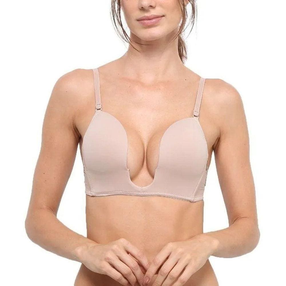 Sutiã Decote U Profundo Push Up Efeito Magico (M11)