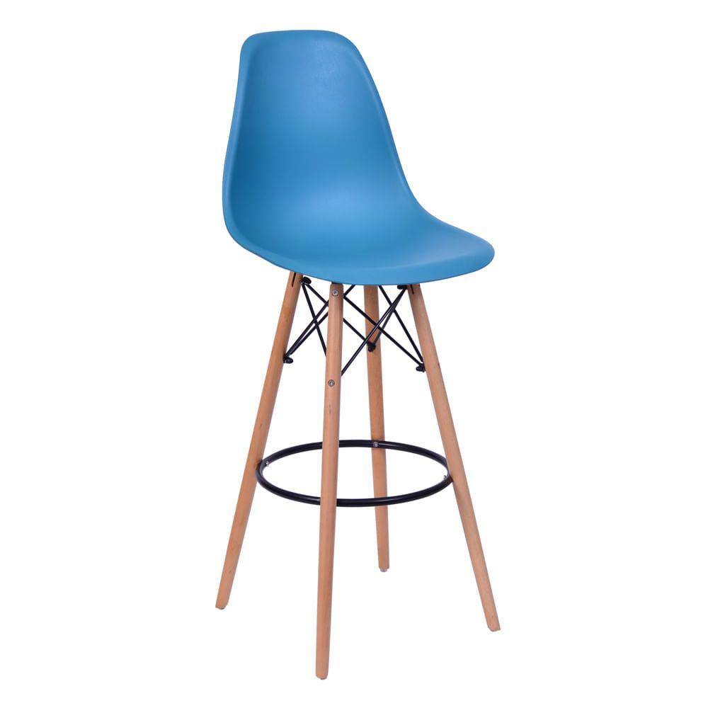 Banqueta Eiffel em PP Azul Petróleo - OR 6602