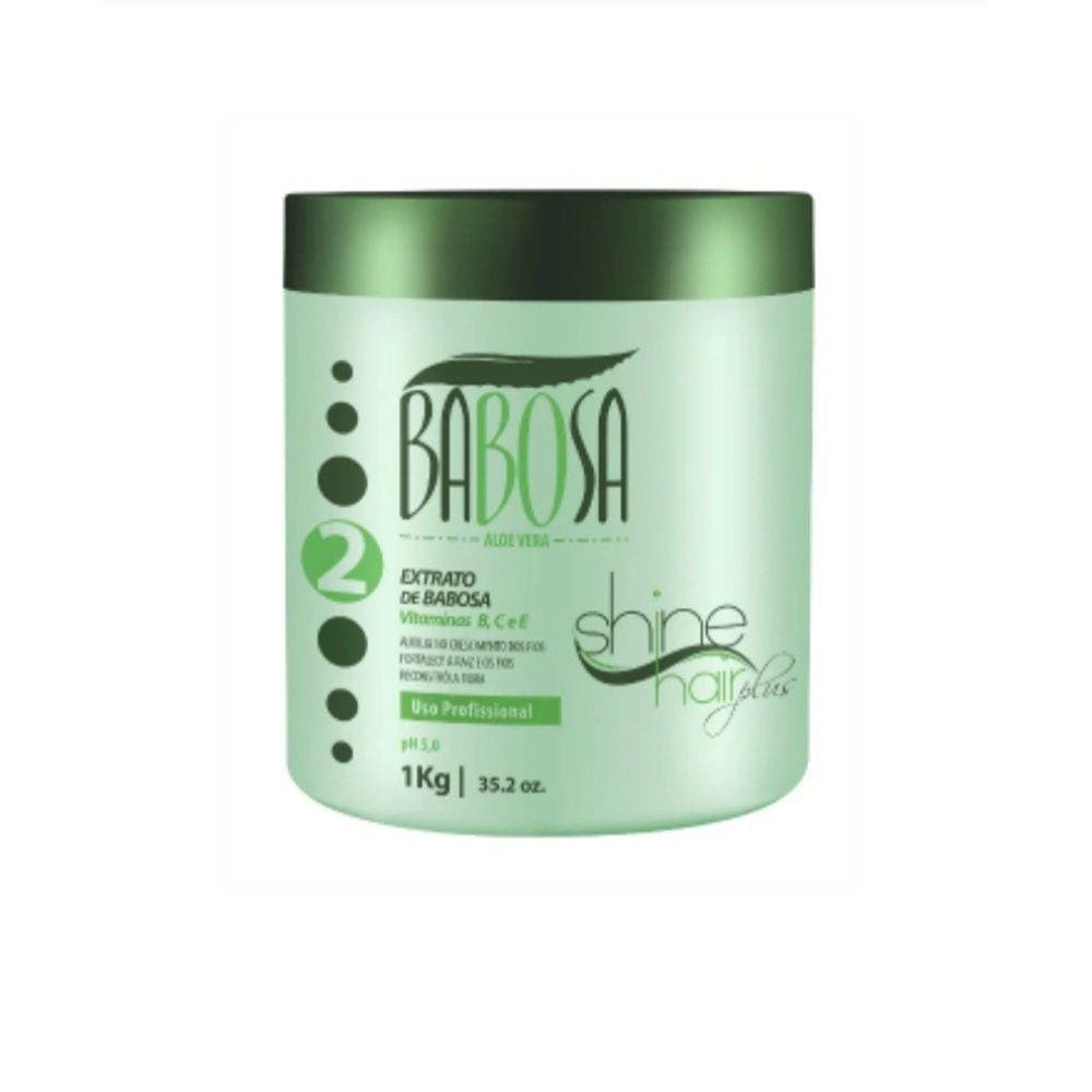 Máscara Extrato De Babosa Shine Hair Plus 1Kg