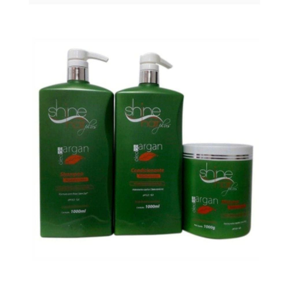 Kit Hidratação Argan Shine Hair Plus