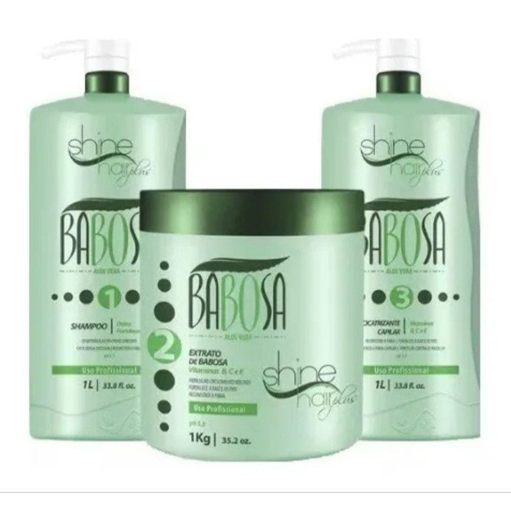 Kit Babosa Profissional Shine Hair Plus