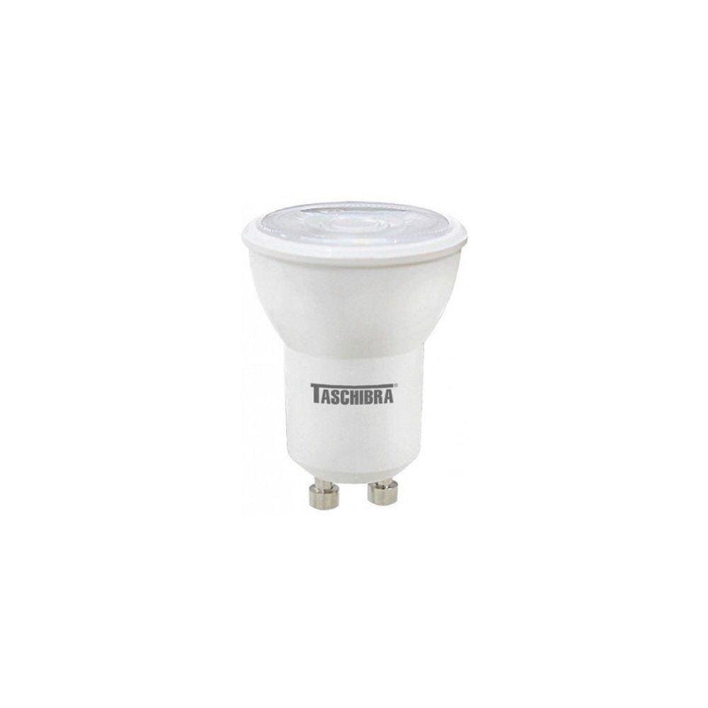 Lâmpada Led Taschibra TDL 20 Dicroica Dimerizável 3,5W Bivolt GU10 2700K Luz Amarela