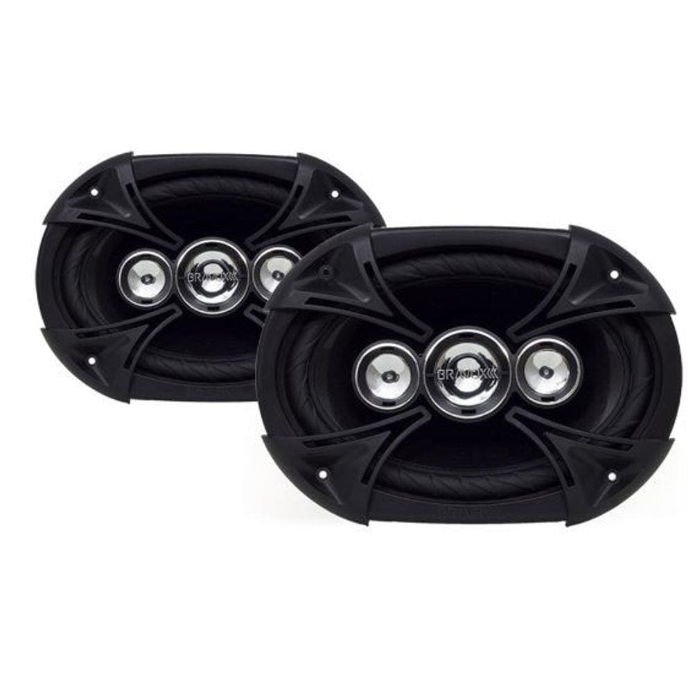 Par de Alto Falantes Quadraxial Bravox 6X9\" B4X69BK 220W Rms 4 Ohms