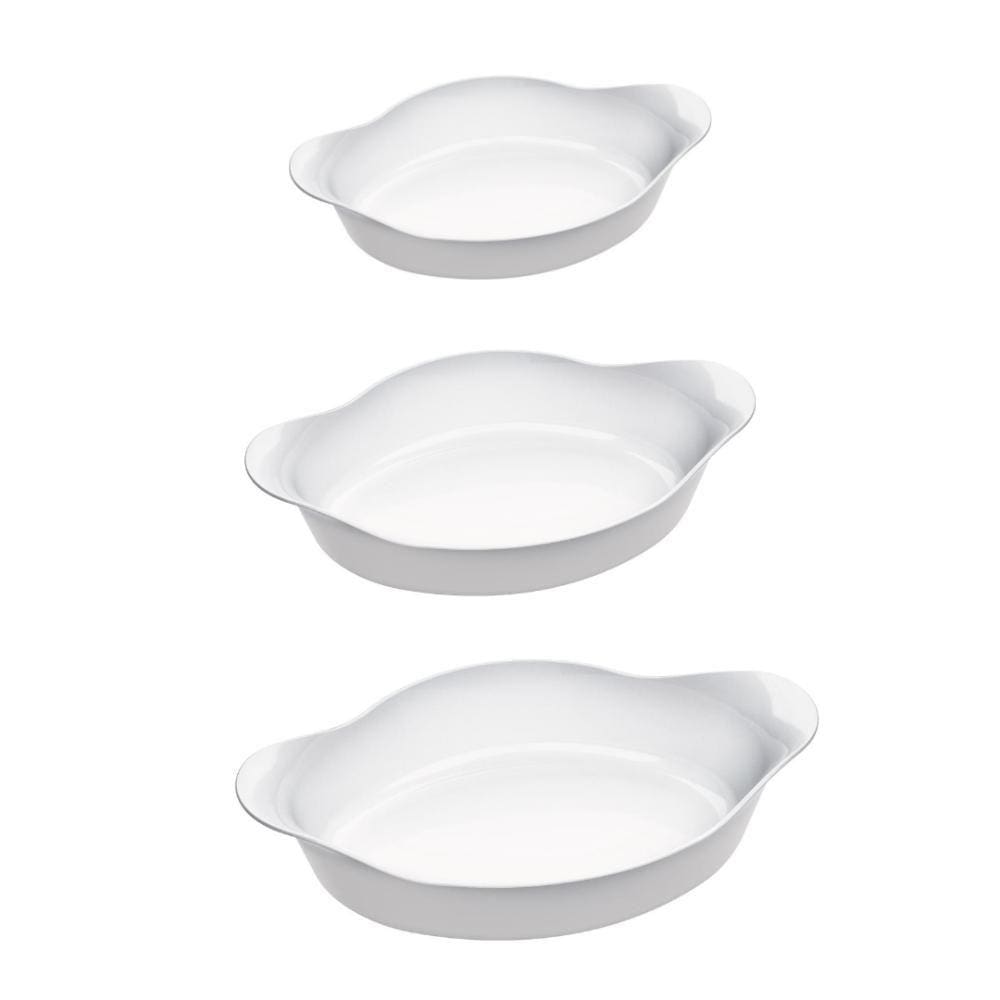 Jogo De Assadeiras Opaline Marinex Nadir - Kit 3 Unidades