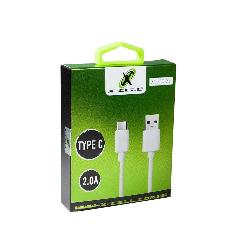 Cabo De Dados Usb Type C 2.0A 1M Xc-Cd-75 X-Cell