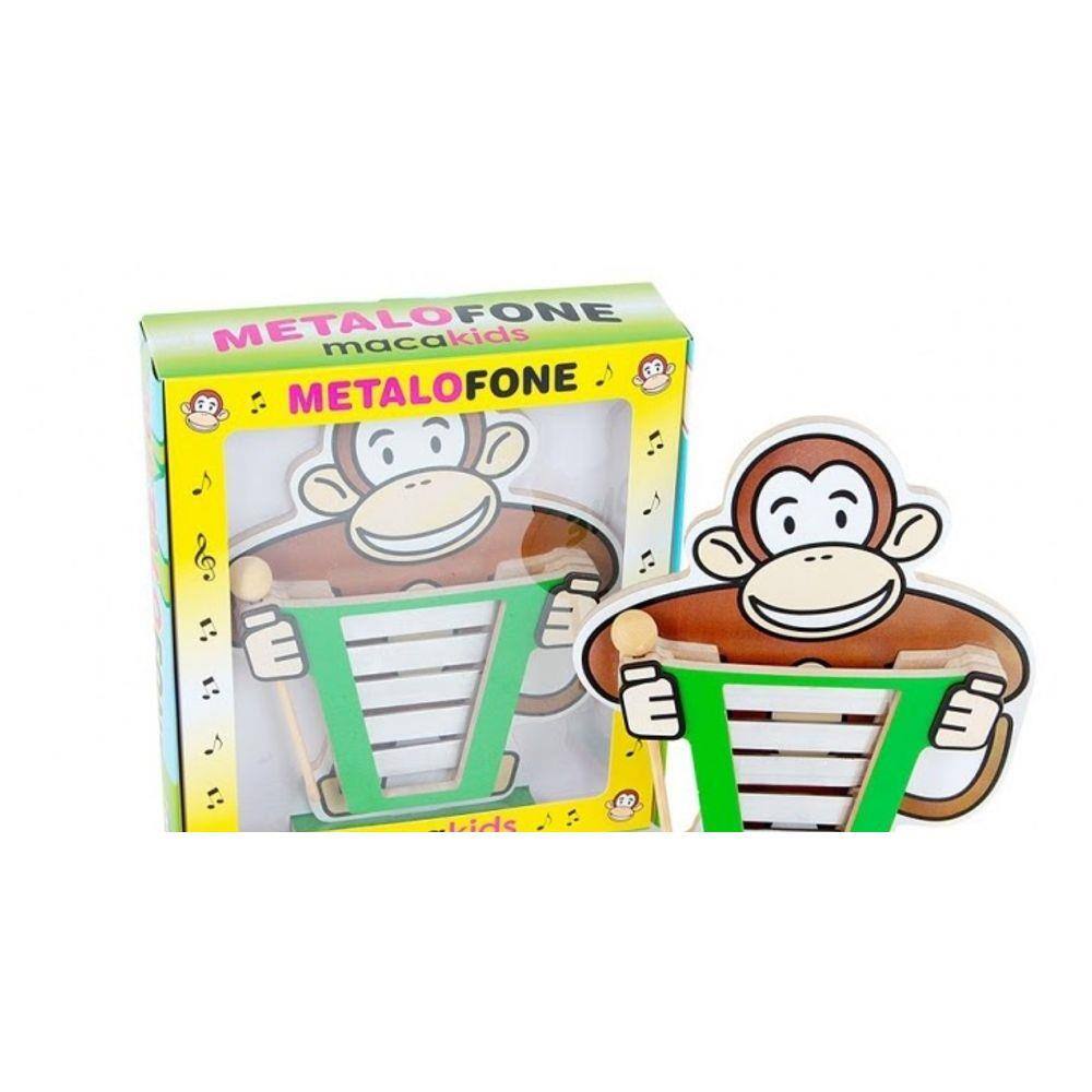 Brinquedo Musical Metalofone Macakids 1706 - Carlu