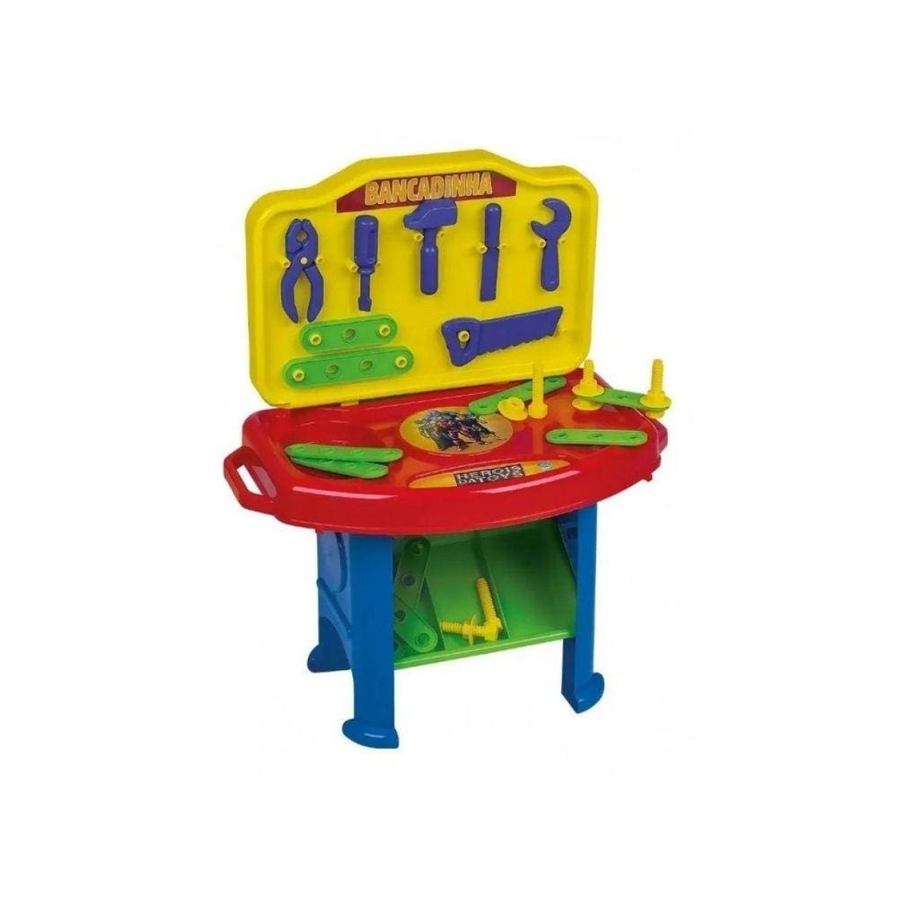 Bancadinha de Ferramentas Heróis – Super Toys