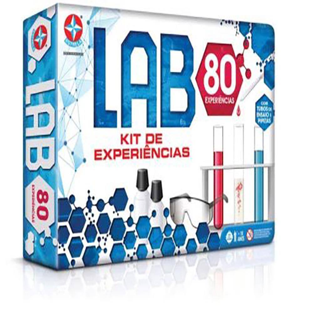 Conjunto de Atividades Estrela Jogo LAB 80 Experiências 10+