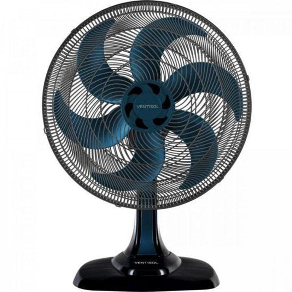 Ventilador De Mesa 50Cm 127V Turbo6 Azul Ventisol