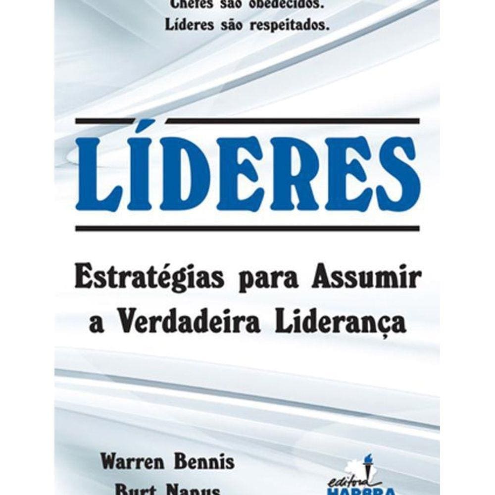 Livro Lideres  Estratégias Para Assumir Verdadeira Liderança