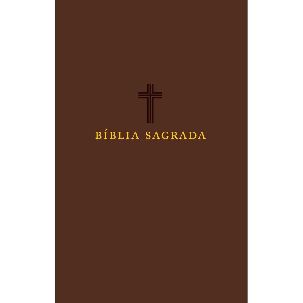 Bíblia Sagrada Acf Letra Grande - Capa Marrom
