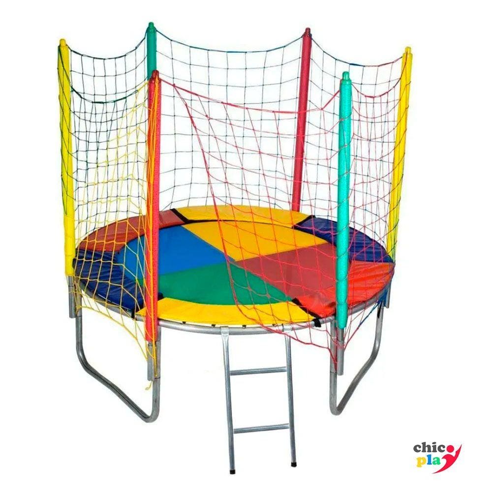 Cama Elástica 1,83m Alcamar Lona Colorida Nacional
