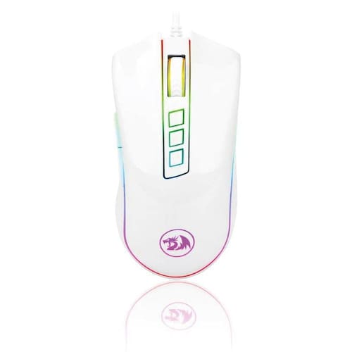 Imagem do produto Mouse Gamer Redragon King Cobra Lunar White, RGB, 24000DPI, 8 Botoes, M711W-FPS em Extra