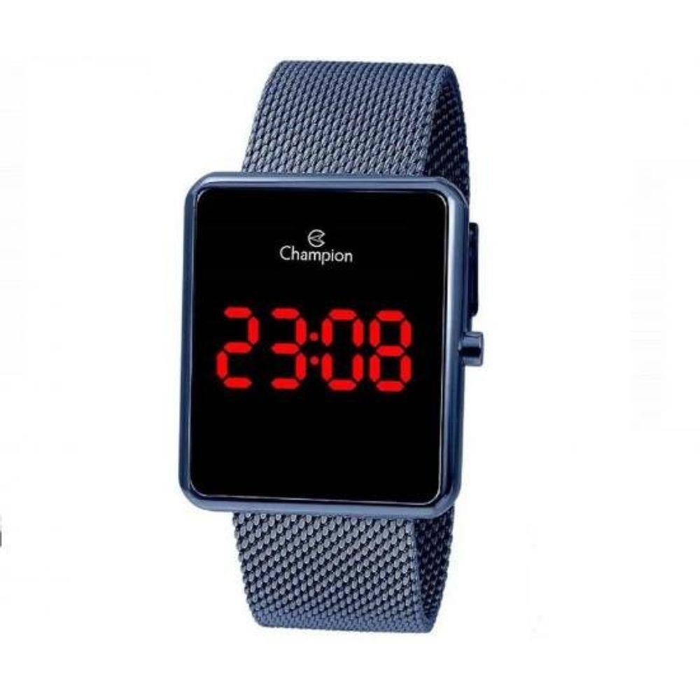 Relogio Champion Feminino DIgital LED CH40080 F Azul | Extra