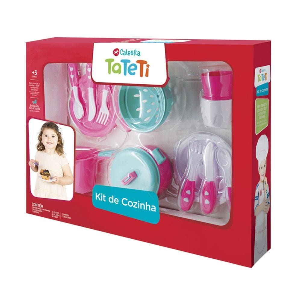 Kit de Cozinha Infantil Rosa - TaTeTi