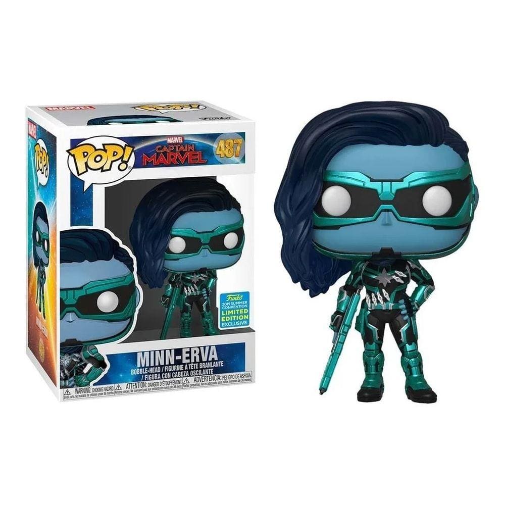 Funko Pop! Marvel: Captain Marvel - Minn-Erva #487 SDCC 2019 Exclusive