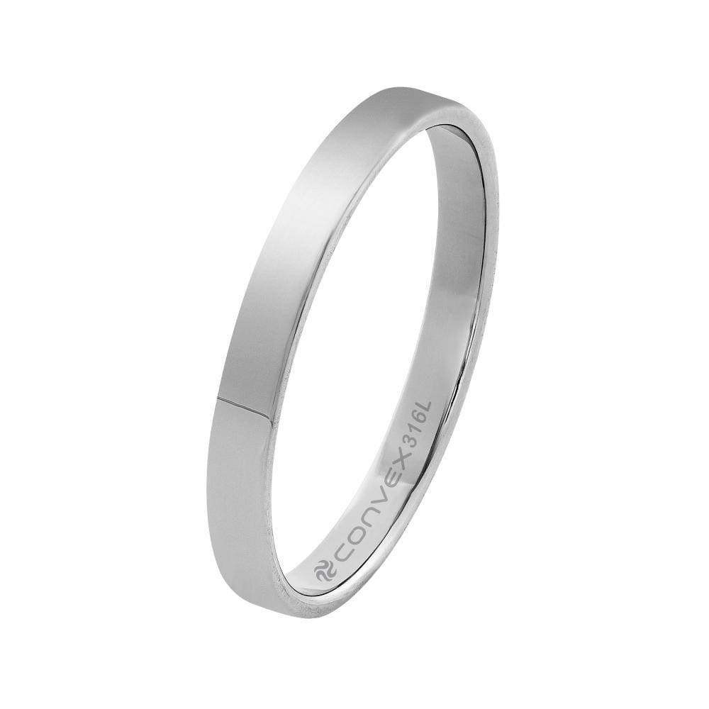 Aliança Slim Aço Basic 2.95mm