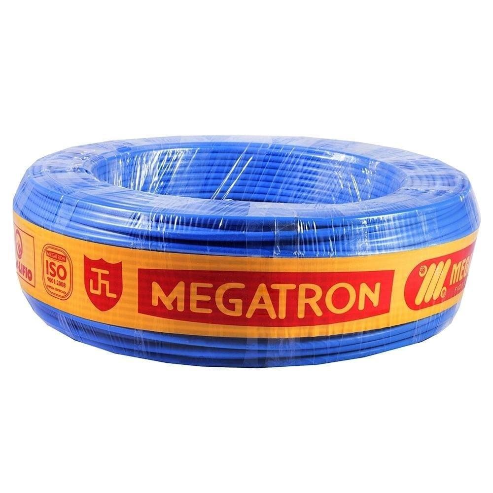 Cabo Flexível Megatron 35MMx100M Rolo 750V Azul