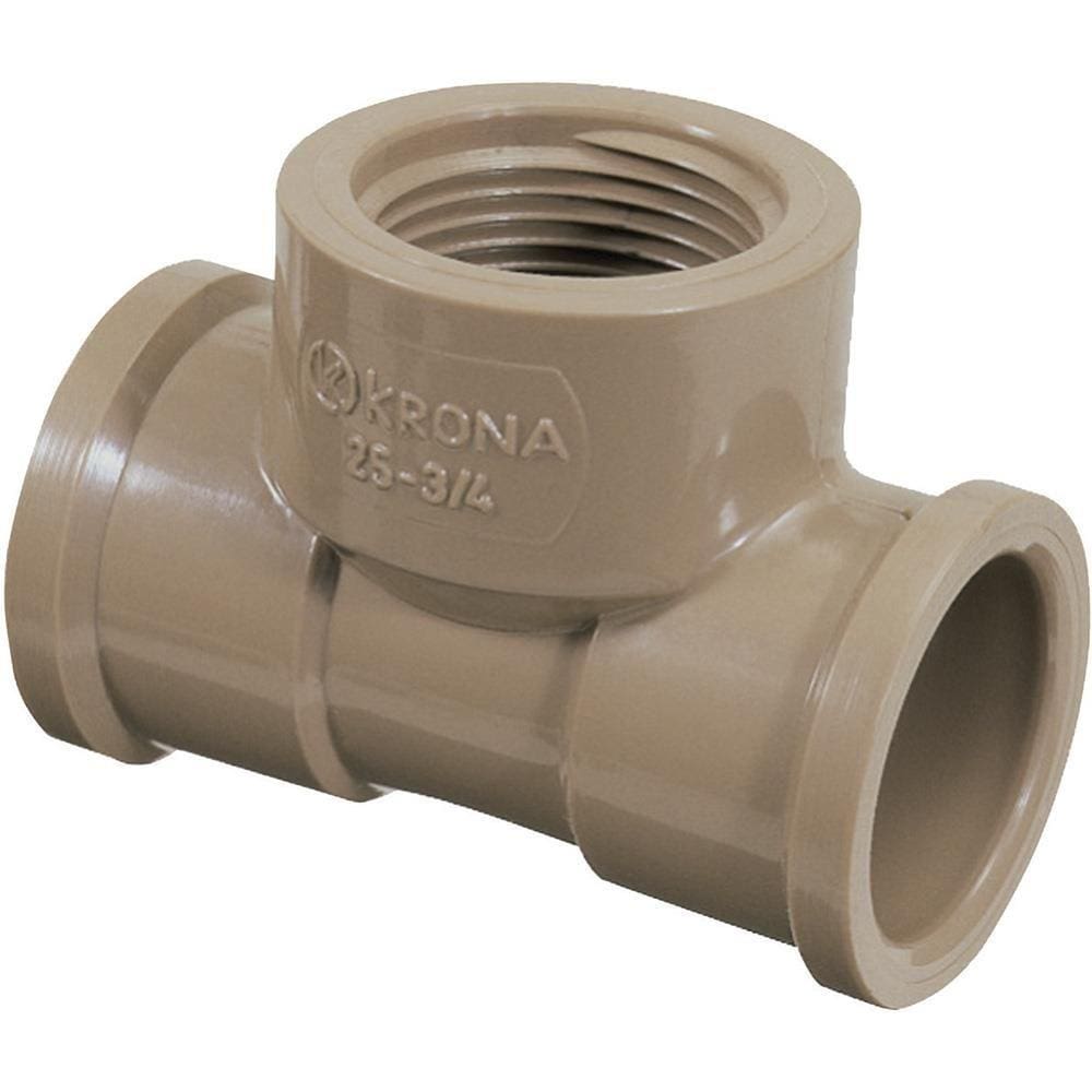 Tee Soldavel c/ Rosca 25mmx1/2 Emb. c/ 20 Un. - Krona