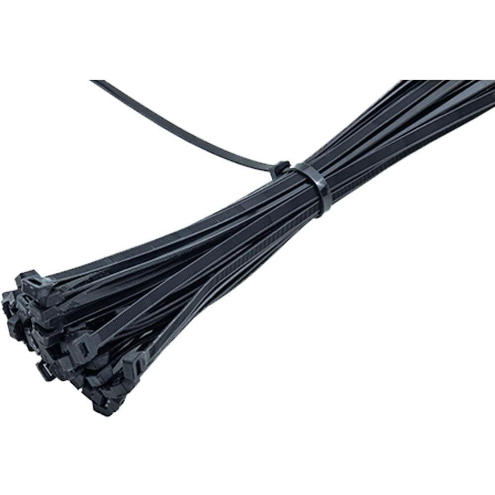 Abraçadeira Thompson Nylon 250 x 4,8mm Preto Embalagem c/ 100 unidades