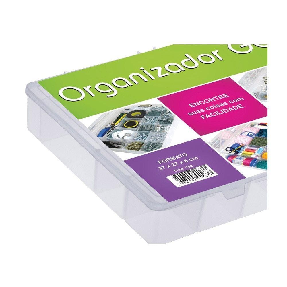 Box Caixa Organizador Paramount 20 Divisorias GG - 163
