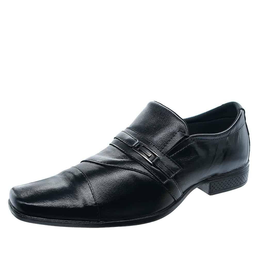 Sapato Mocassim Pegada Bico Quadrado Masculino Em Couro | Extra