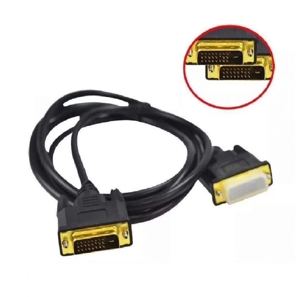 Cabo Dvi X Dvi com Filtro com 1.8 Mts Preto