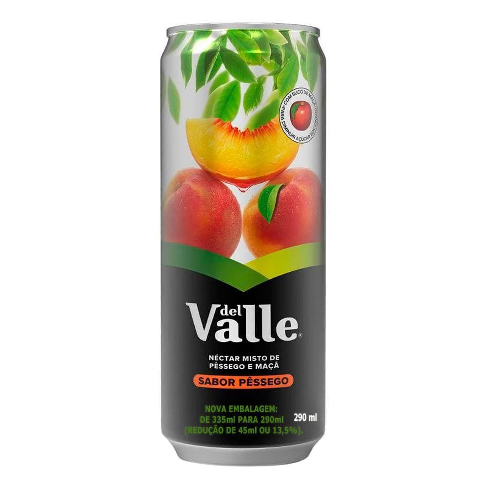 Suco Del Valle Néctar Pêssego Lata 290ml