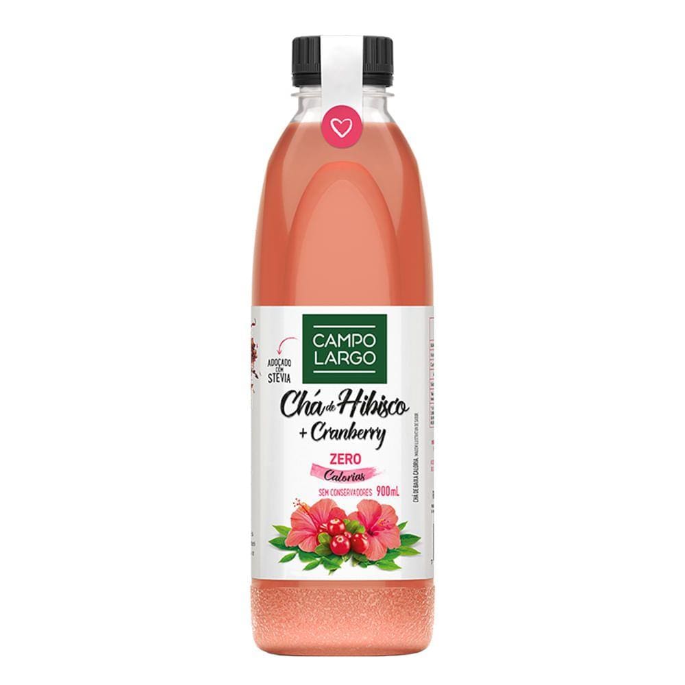 Chá de Hibisco e Cranberry Campo Largo 900ml