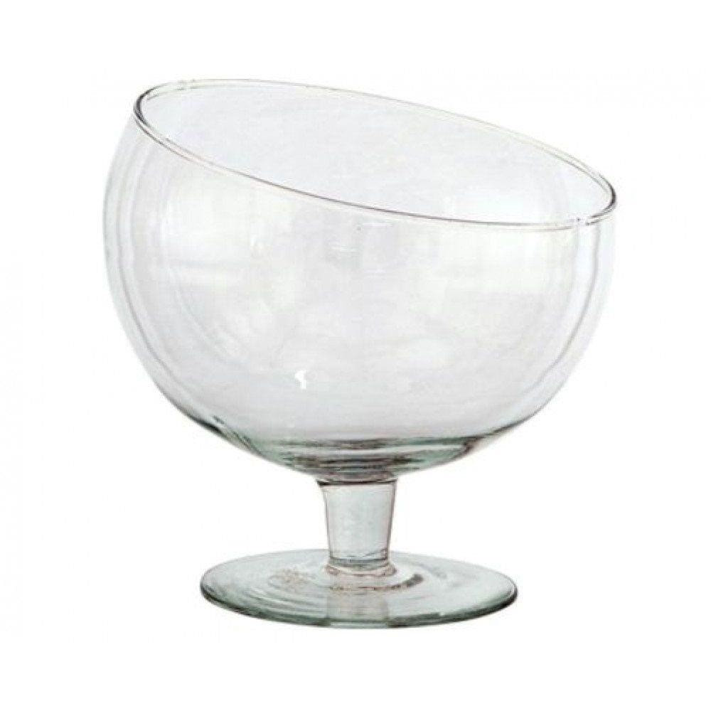 Taça Boca Torta Média, Bomboniere De Vidro 15x13cm - Festas, Hoteis, Buffet