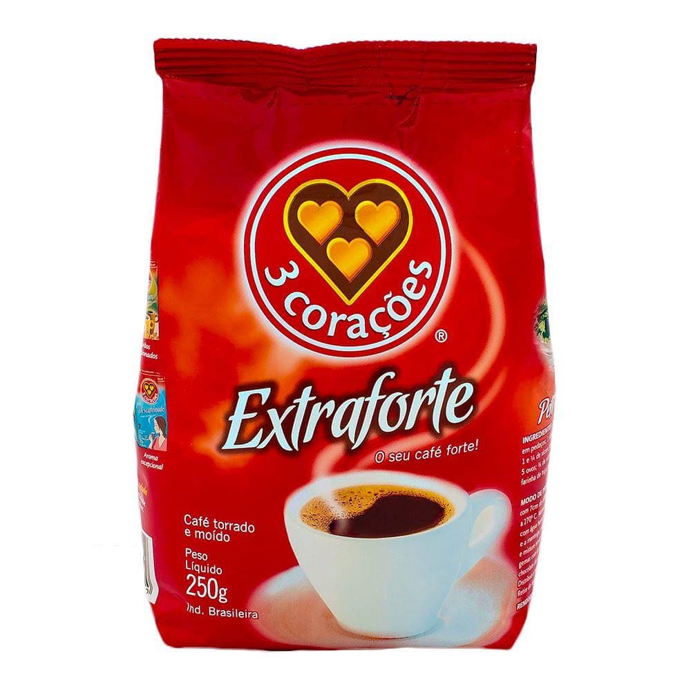 Café 3 Corações Extra Forte 500g