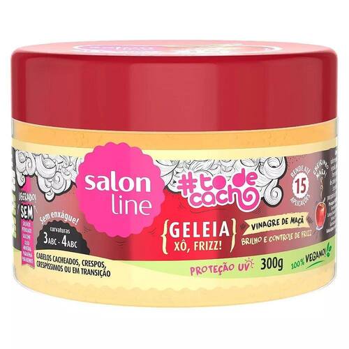 Gelatina Capilar Vinagre De Maca Salon Line To De Cacho 300g Extra