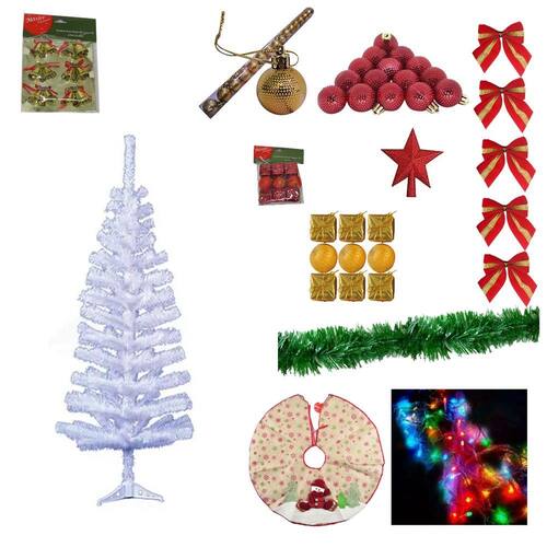 Árvore De Natal Branca 90Cm 90 | Extra Árvore De Natal Branca 90Cm 90 | Extra