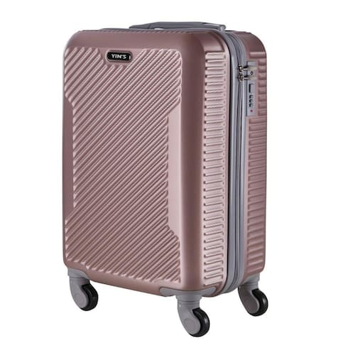 Malas de Bordo Pequena para Viagem em ABS Yins 21027 Cadeado Integrado Rosê é boa?