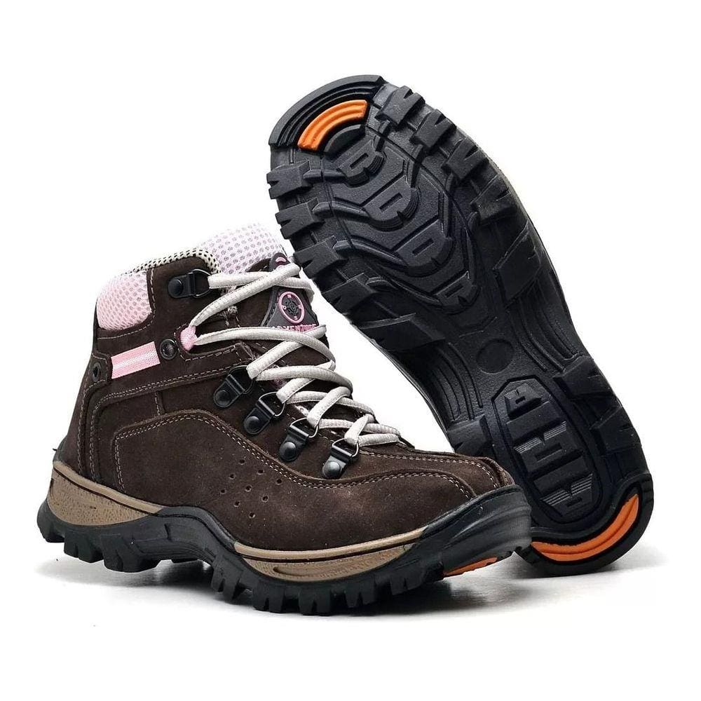 Bota Coturno Adventure Couro JNA SHOES Marrom