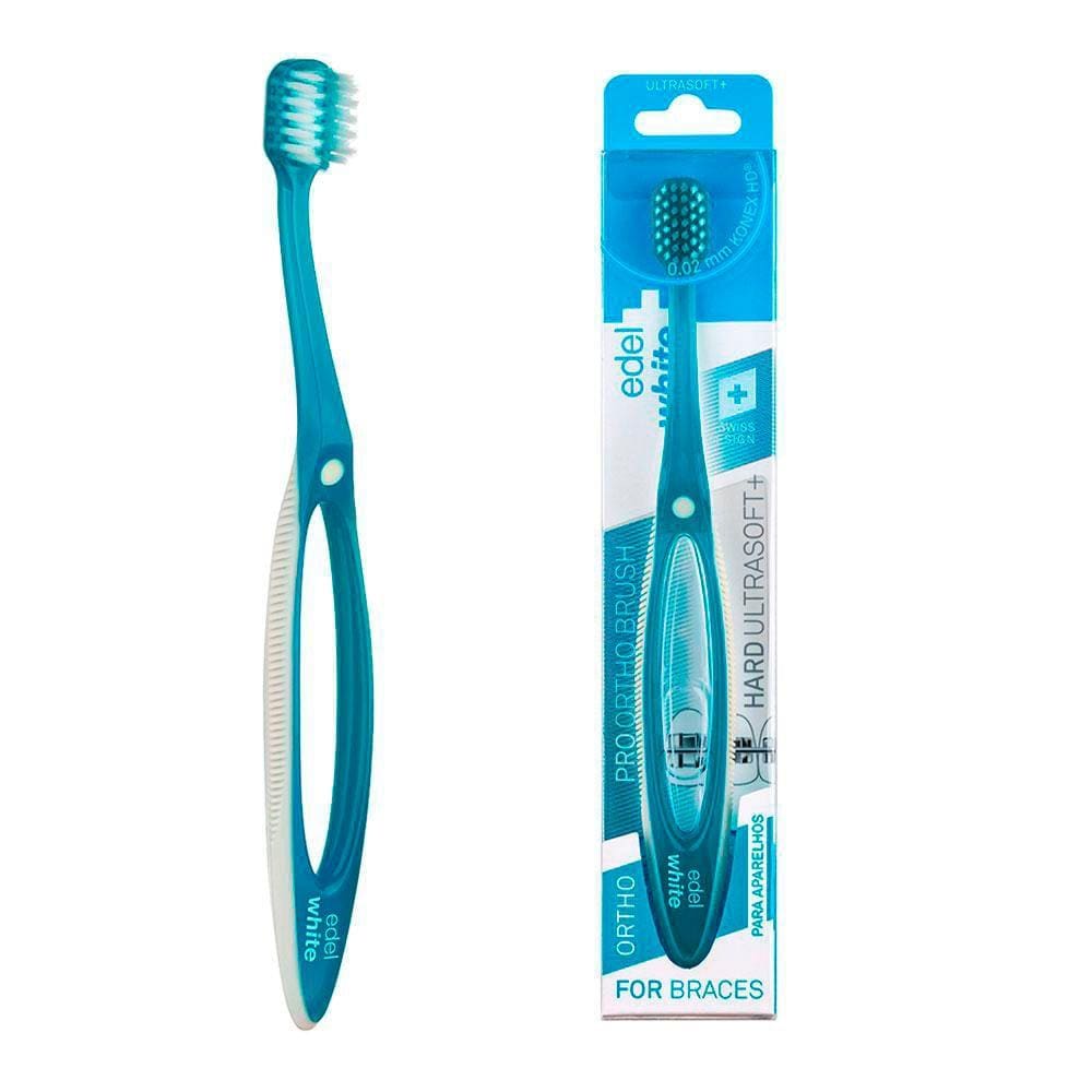 Escova Dental Ortodôntica Edel White Pro Ortho Brush 1 Unidade
