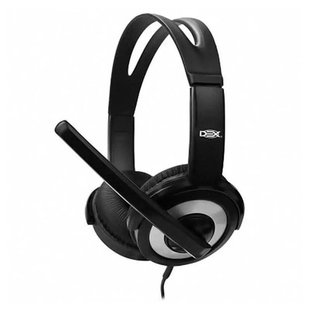 Fone De Ouvido Headset Preto Dex Df-55