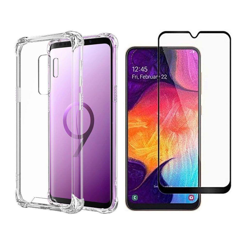 Capinha Antichoque e Película Gel 5D Samsung S9 Plus