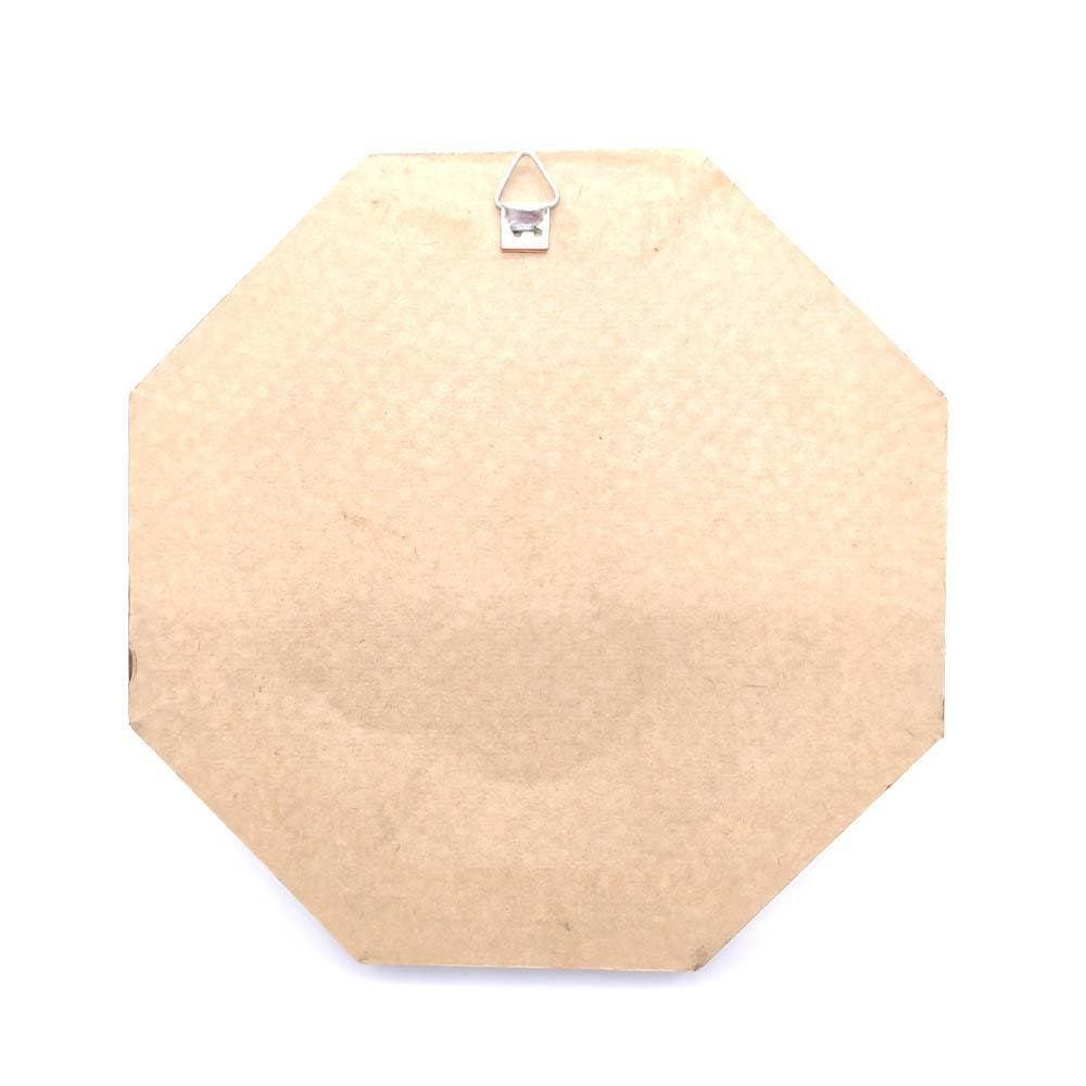 Quadro Baguá Céu Posterior Com Espelho Moldura Escura -18Cm