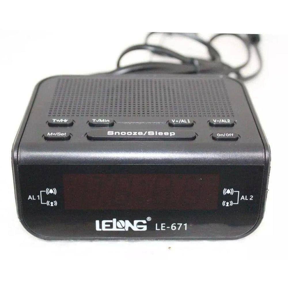 radio relogio lelong 671