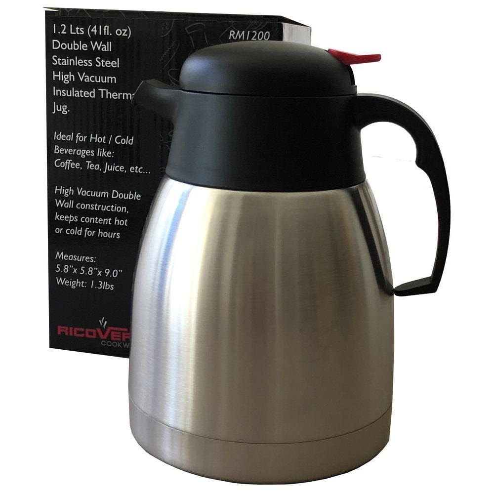 Garrafa Térmica De Aço Com Ampola De Inox 1,2 L