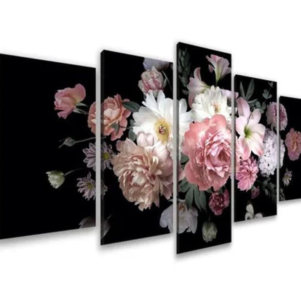 Quadros Decorativos Para Sala Buquê De Flores Arranjo Floral