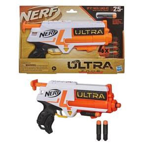 Lançador Nerf Elite 2.0 Tetrad Qs-4, Lança 4 Dardos ao Mesmo Tempo - F