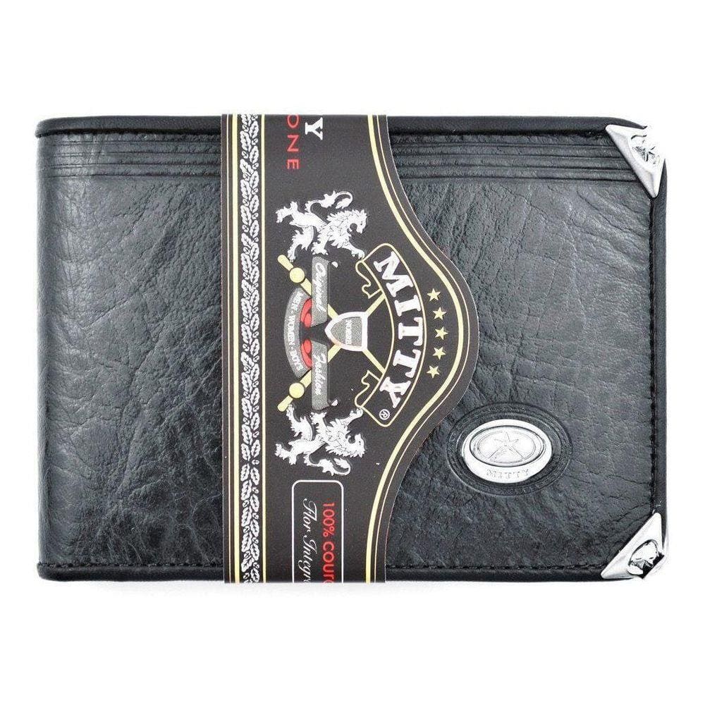 Carteira Mitty Em Couro Preta - M2