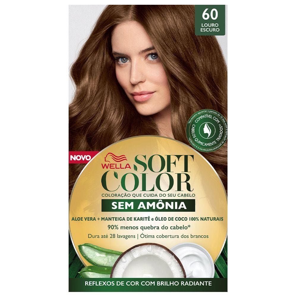Kit Tintura Soft Color Louro Escuro 60 Soft Color