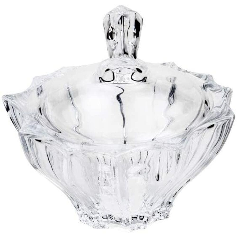 POTICHE DECORATIVO CRISTAL DE CHUMBO C/TAMPA PARADISE12x12cm