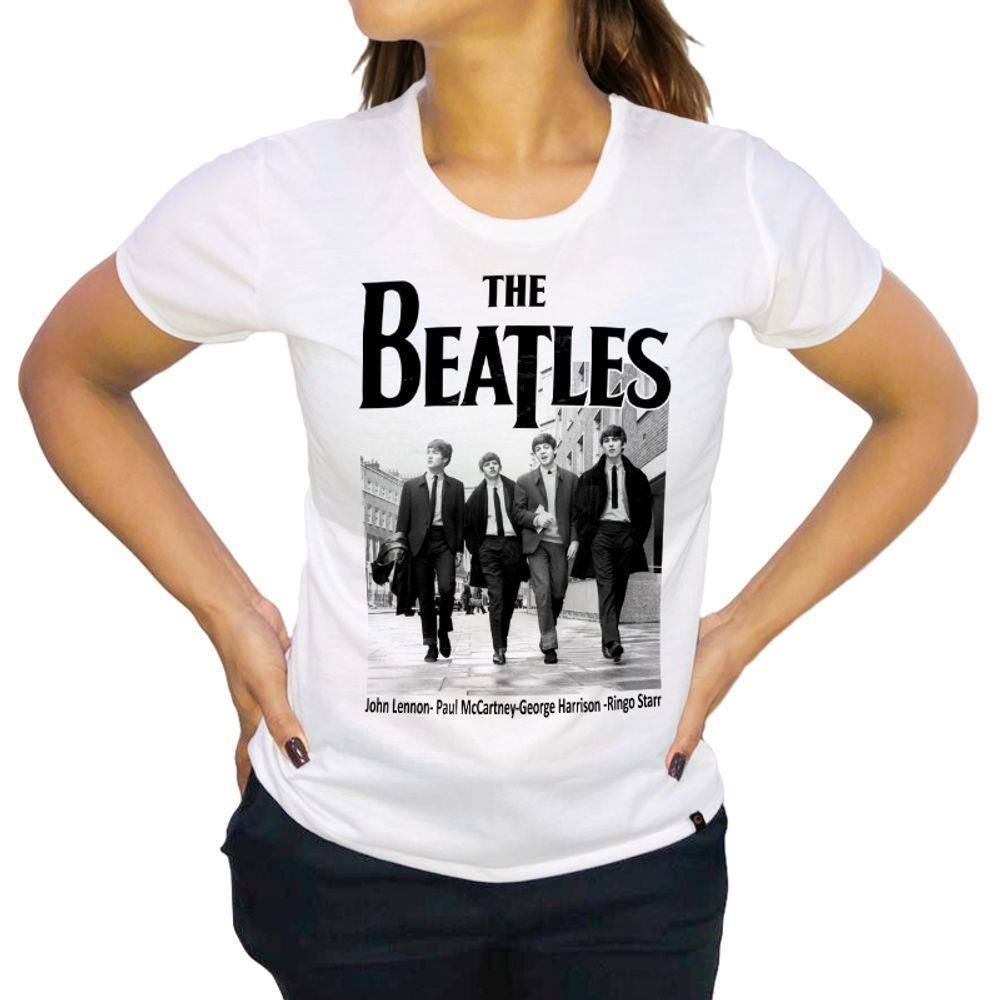 blusa dos beatles feminina